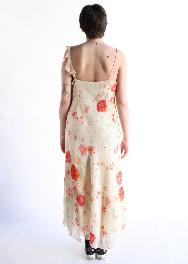 Vintage Floral Dress D0360
