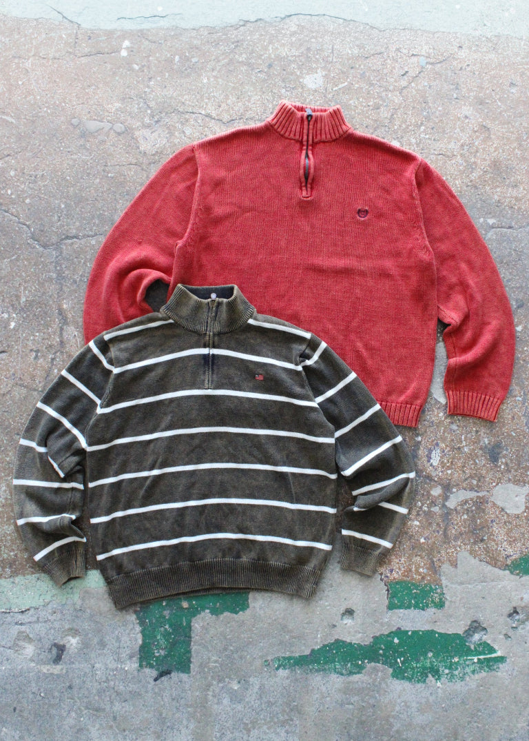 RCYCLD Acid Wash Quarter Zip