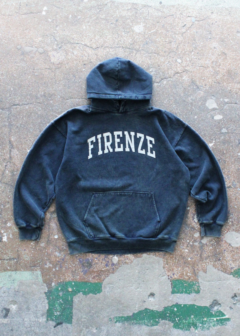 RCYCLD Acid Wash Graphic Hoode