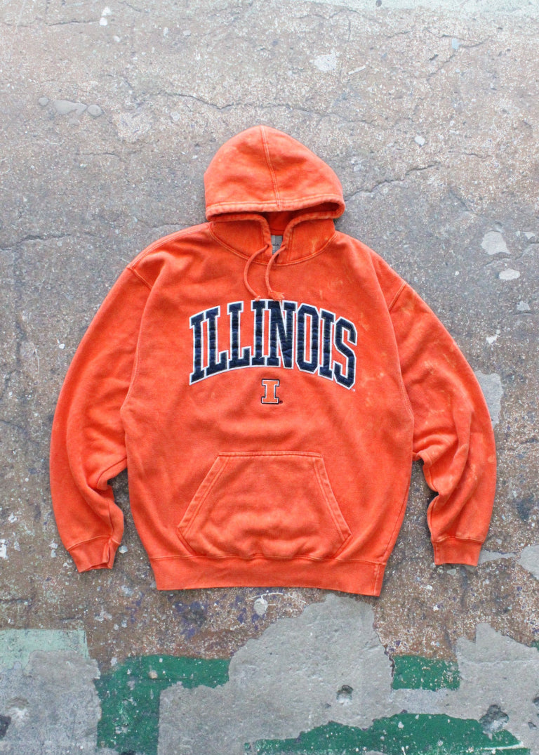 RCYCLD Acid Wash Graphic Hoode