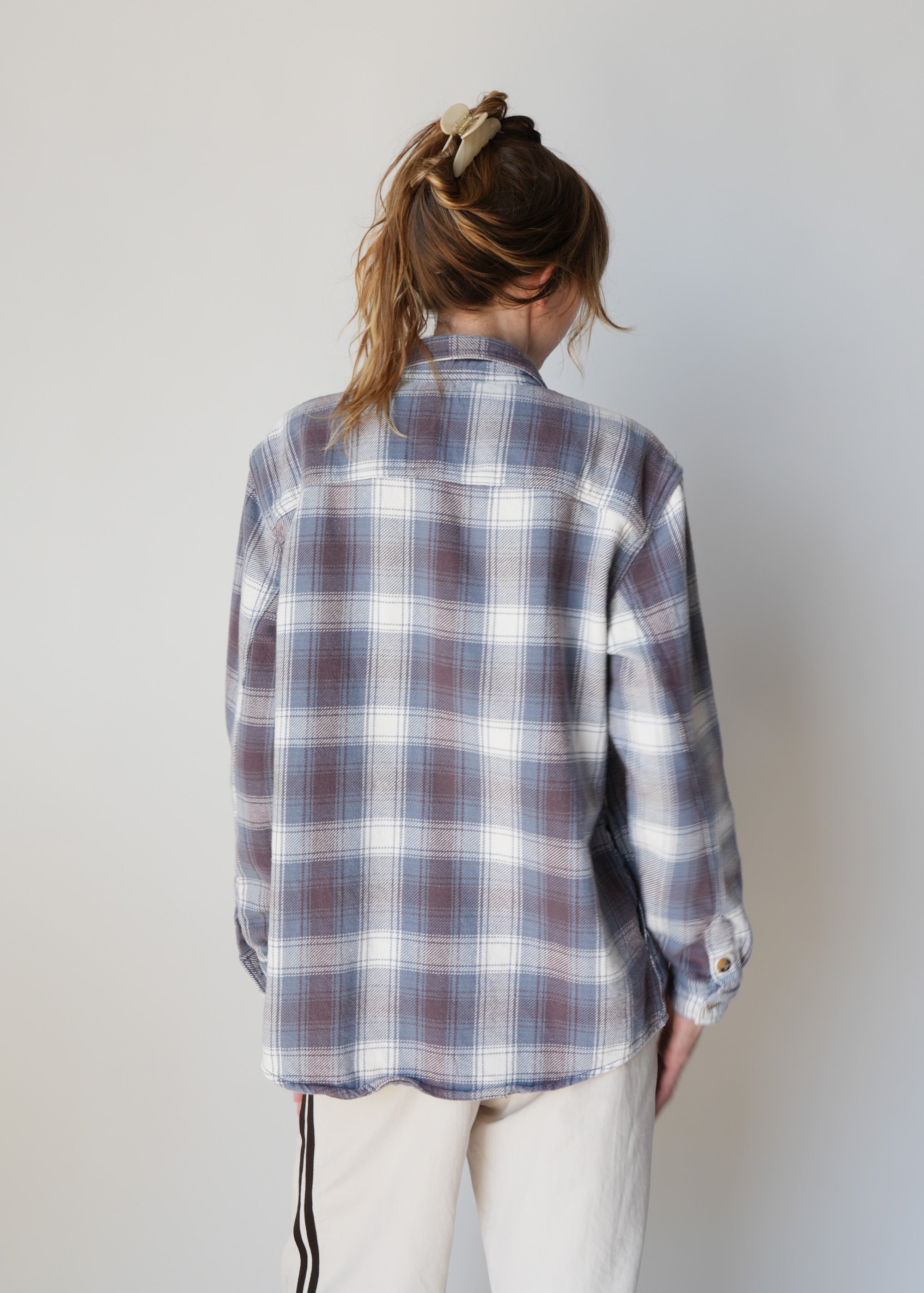Vintage Bleach Heavy Flannel Shirt