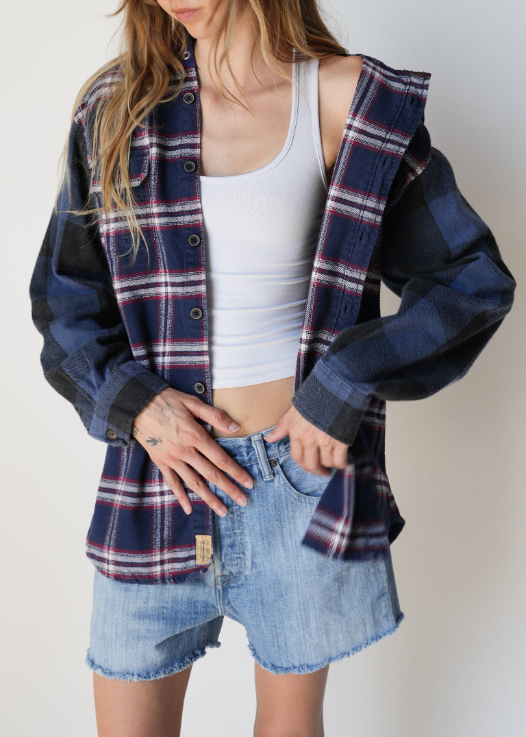 RCYCLD Flannel Shirt Jacket