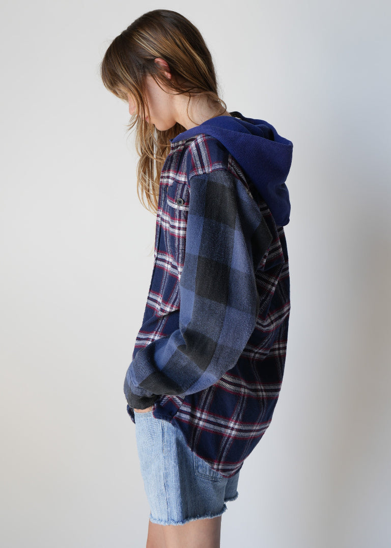 RCYCLD Flannel Shirt Jacket