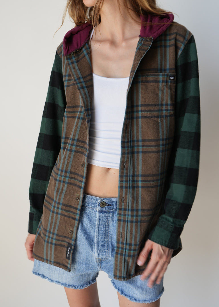 RCYCLD Flannel Shirt Jacket