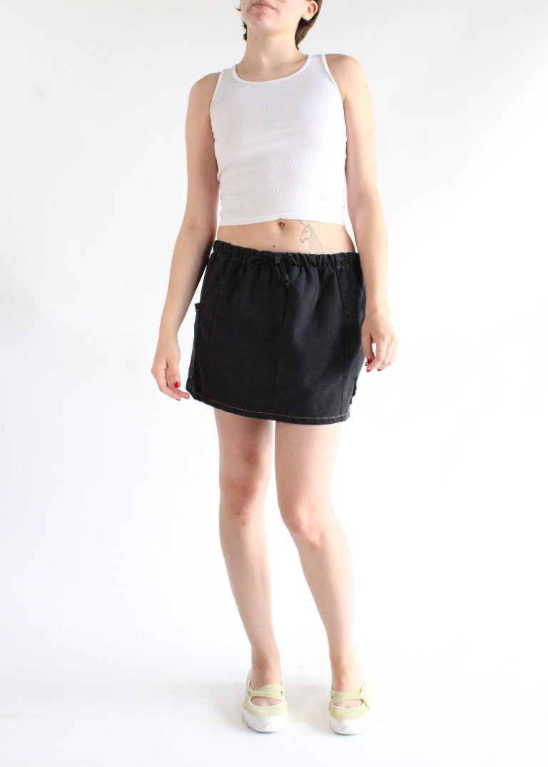 RCYCLD Eco-Denim Pieced Mini Skirt