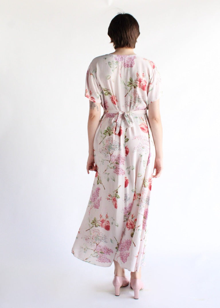 Vintage Floral Dress D0481