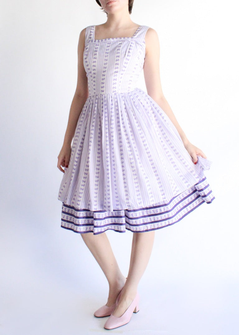 Vintage Stripe Dress D0069