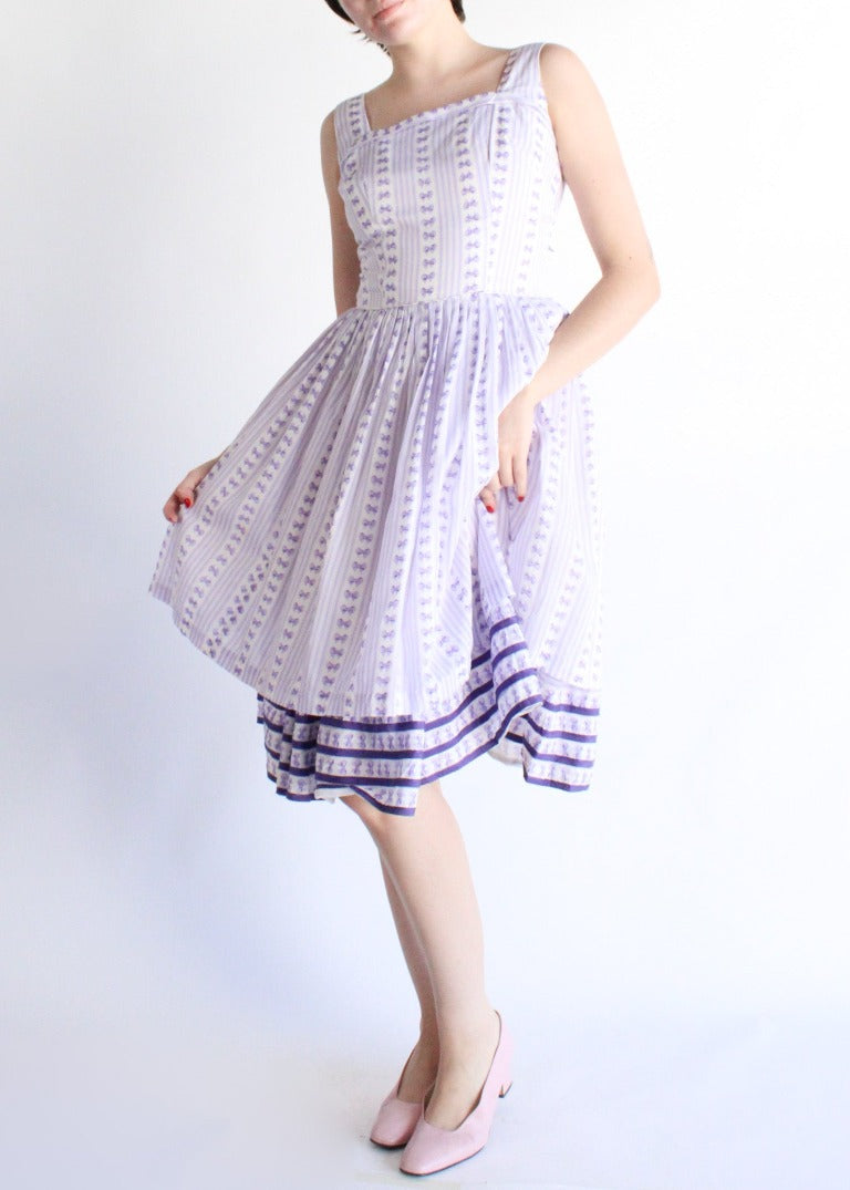 Vintage Stripe Dress D0069