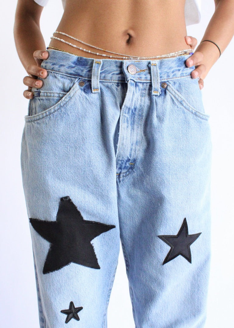 RCYCLD Star Patchwork Jeans