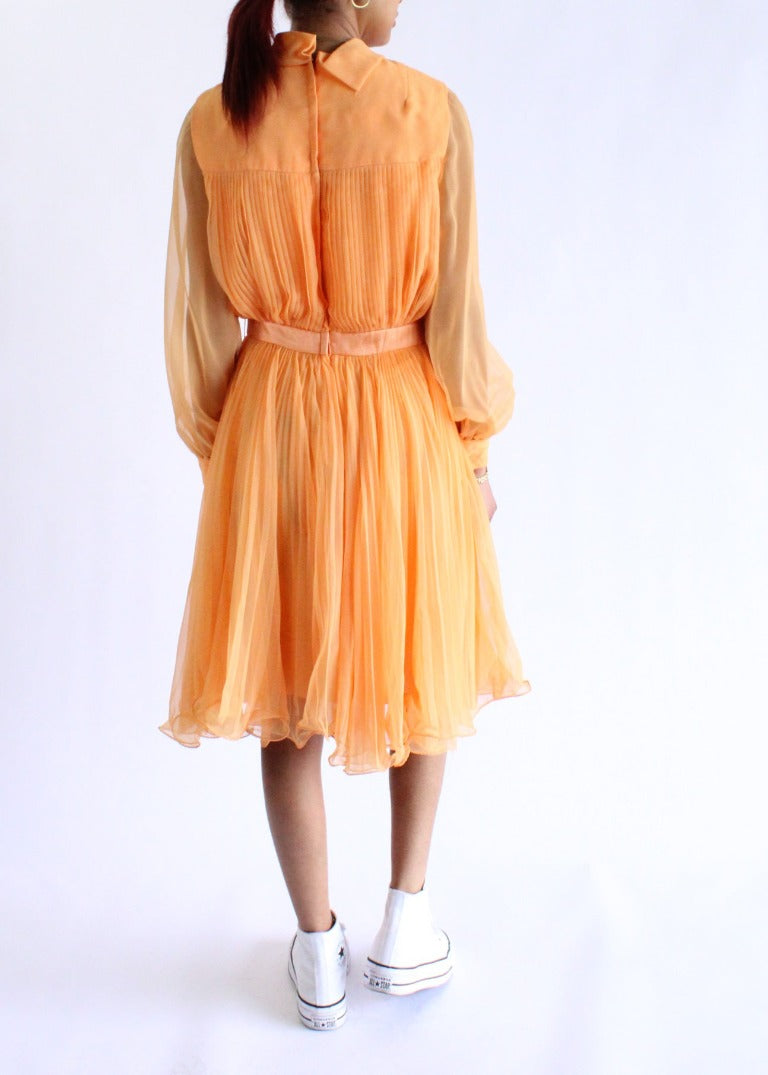 Vintage Pleated Dress D0312