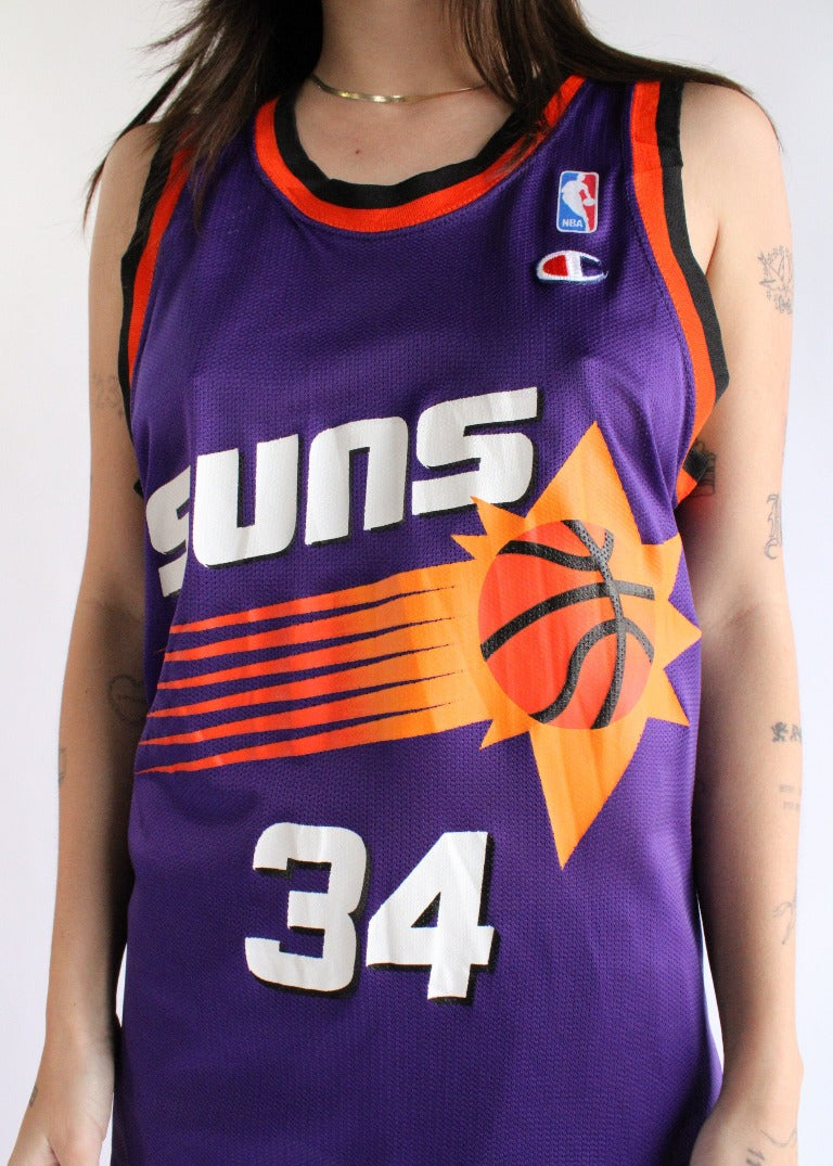 Charles Barkley Phoenix Suns Purple Throwback Jersey Authentic