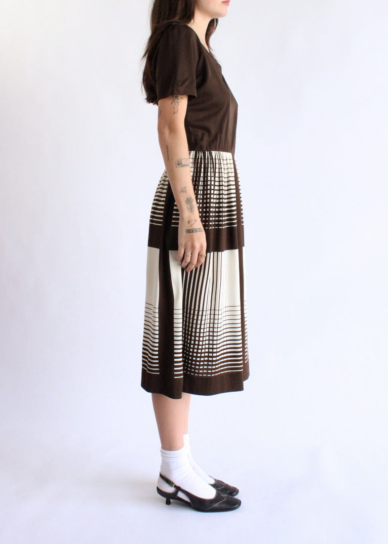Vintage Pattern Dress D0215