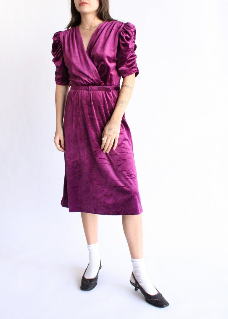 Vintage Velvet Dress D0423