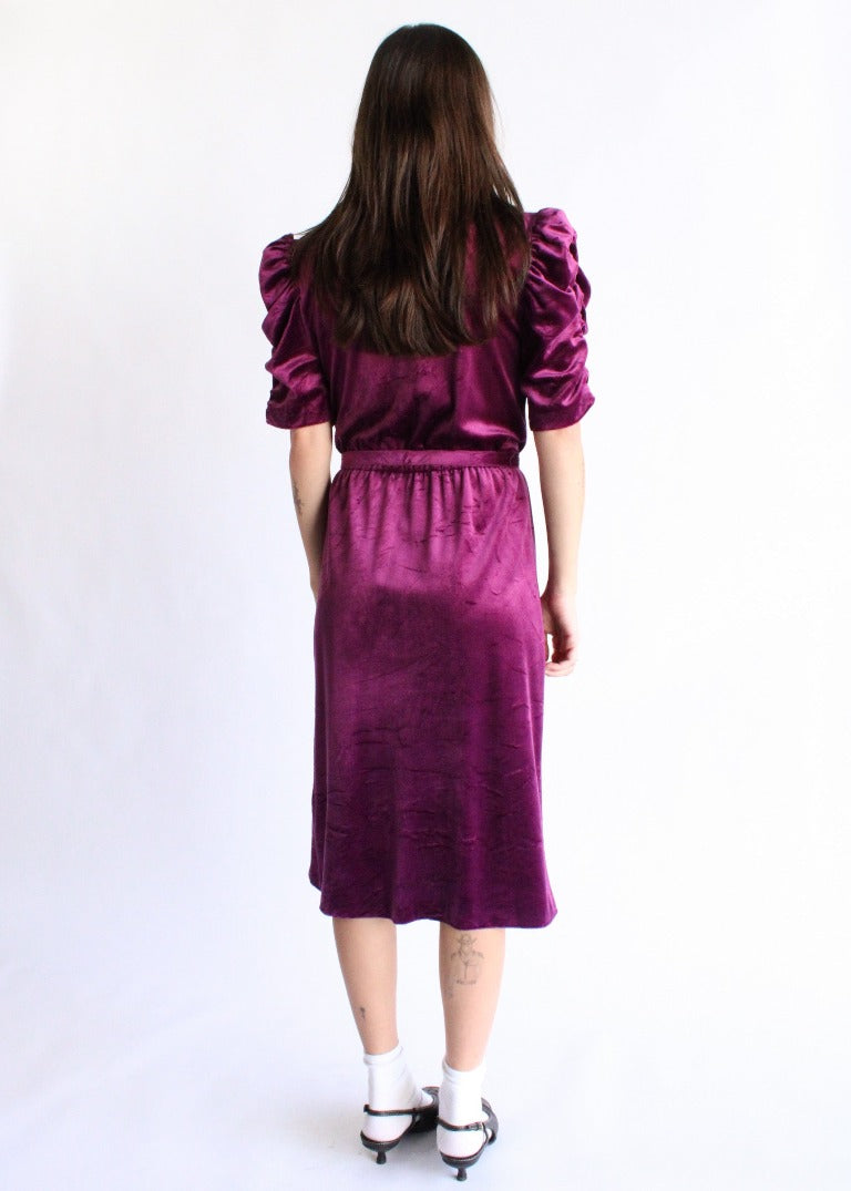 Vintage Velvet Dress D0423