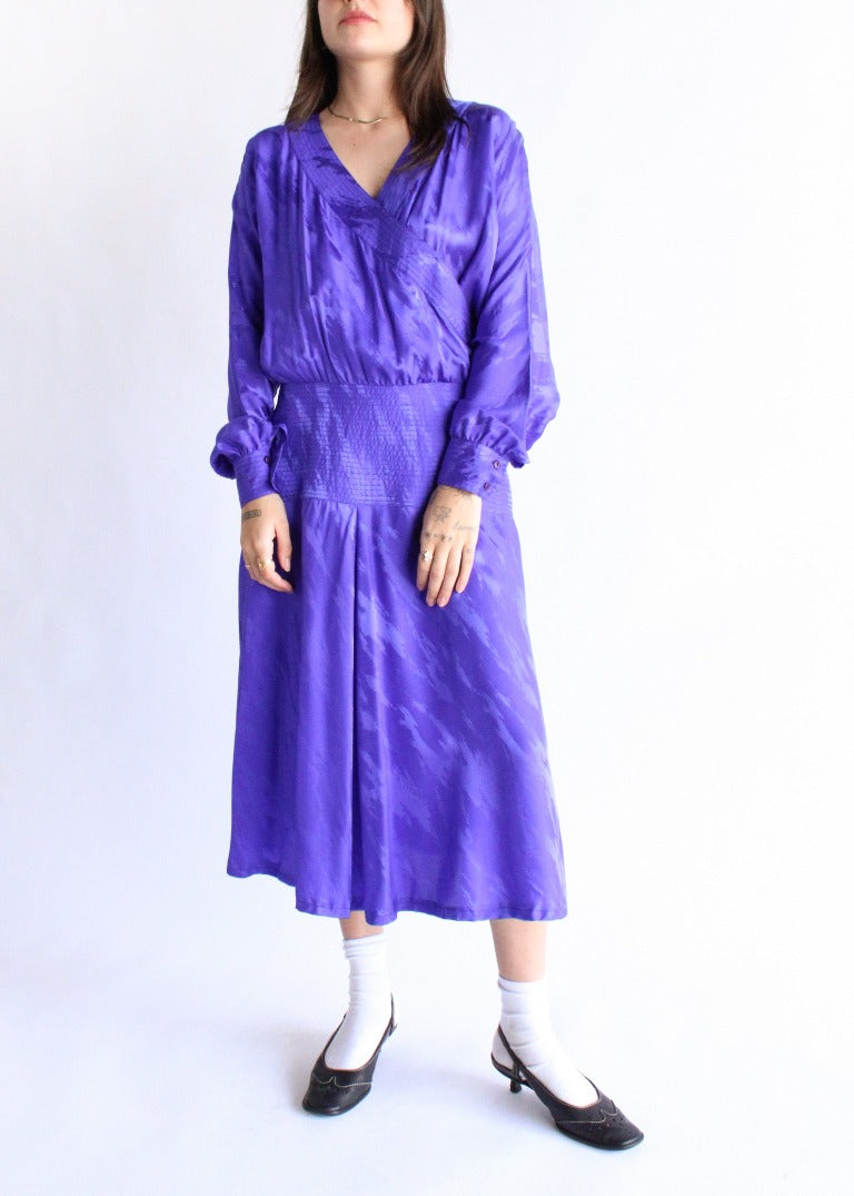 Vintage Silk Dress D0552