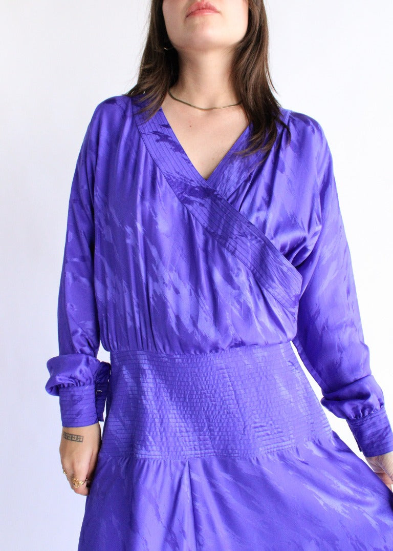Vintage Silk Dress D0552