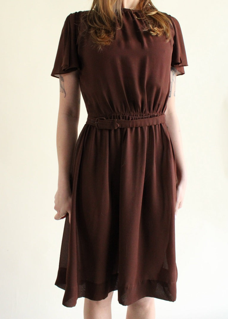 Vintage Silk Dress D0082