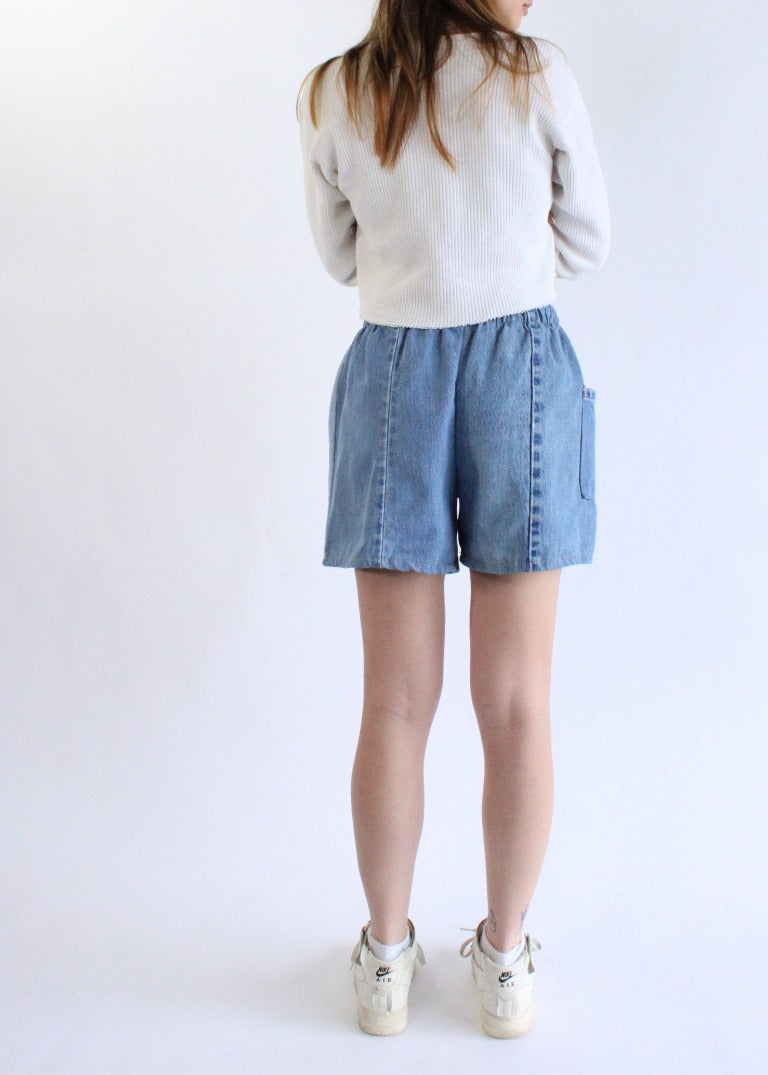 RCYCLD Eco-Denim Pieced Shorts