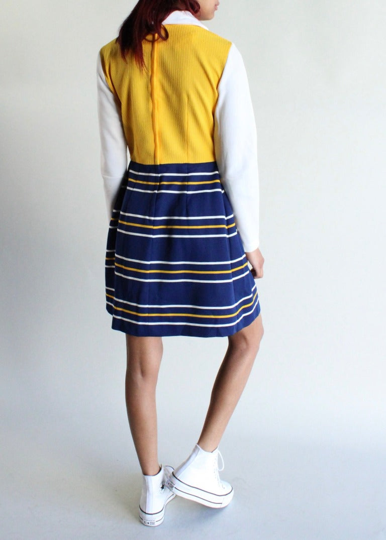 Vintage Stripe Dress D0030