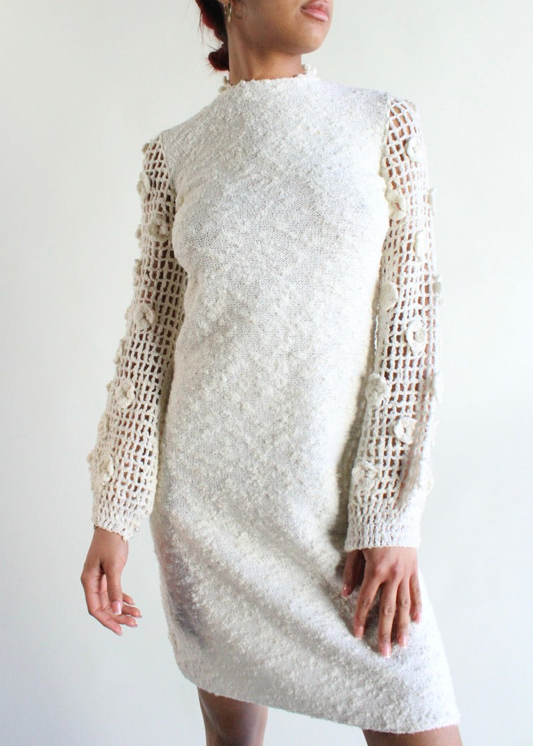 Vintage Crochet Dress D0353