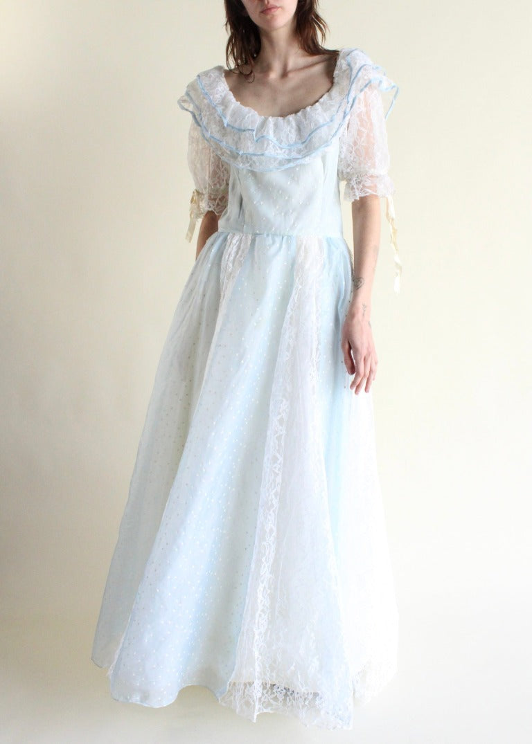 Vintage Lace Dress D0406