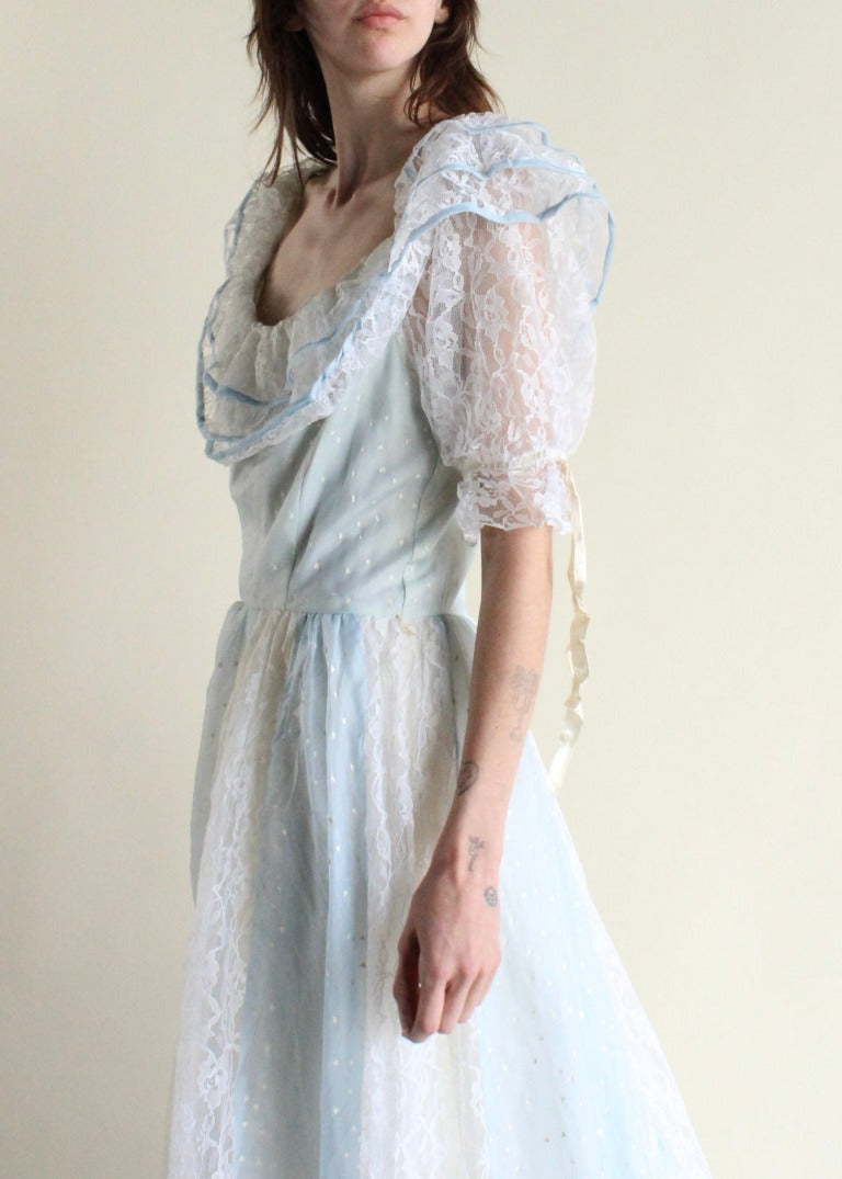 Vintage Lace Dress D0406