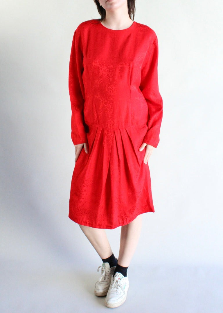 Vintage Silk Dress D0458