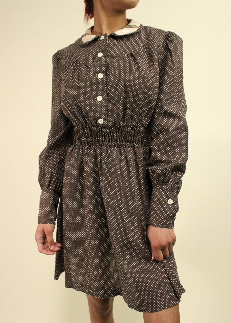Vintage Polka Dot Dress D0534