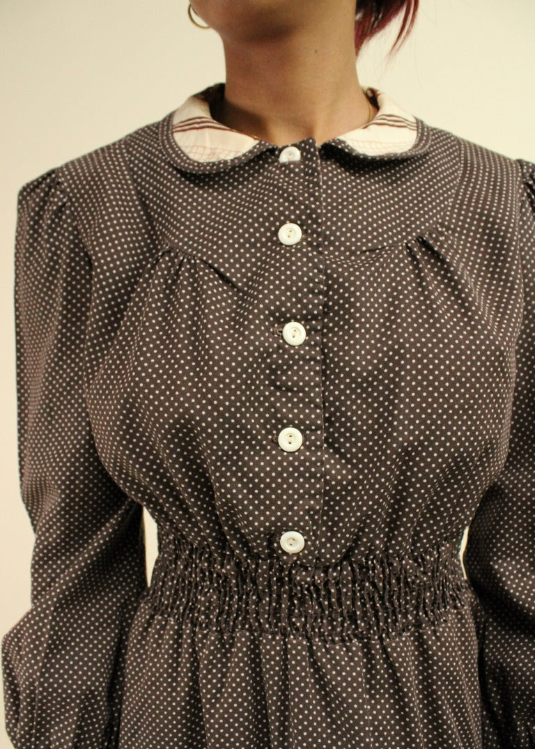 Vintage Polka Dot Dress D0534