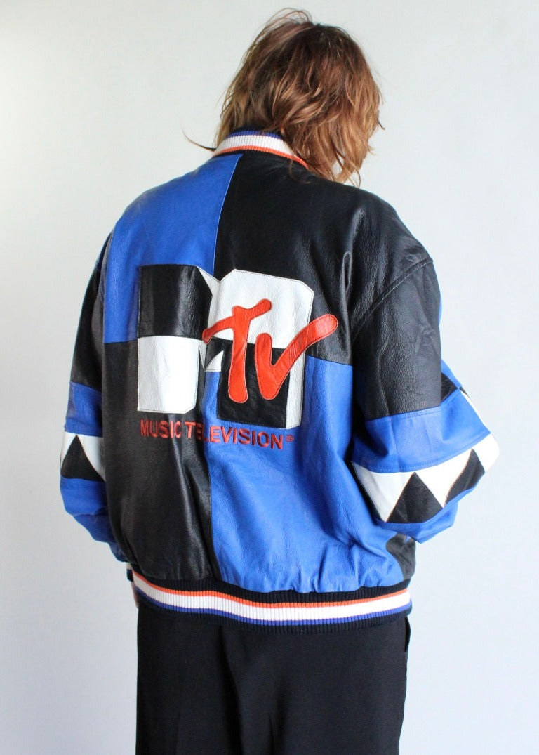 Vintage MTV Leather Jacket S0042