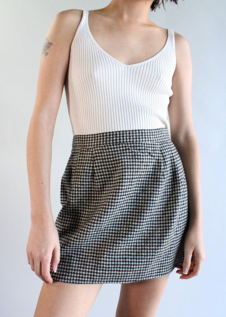 RCYCLD Wool Mini Skirt