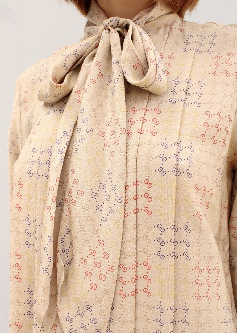 Vintage Silk Gucci Blouse T1496