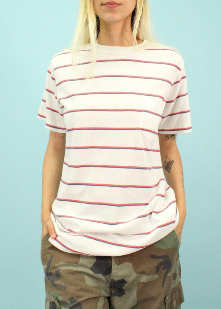 RCYCLD Striped Pastel Tee