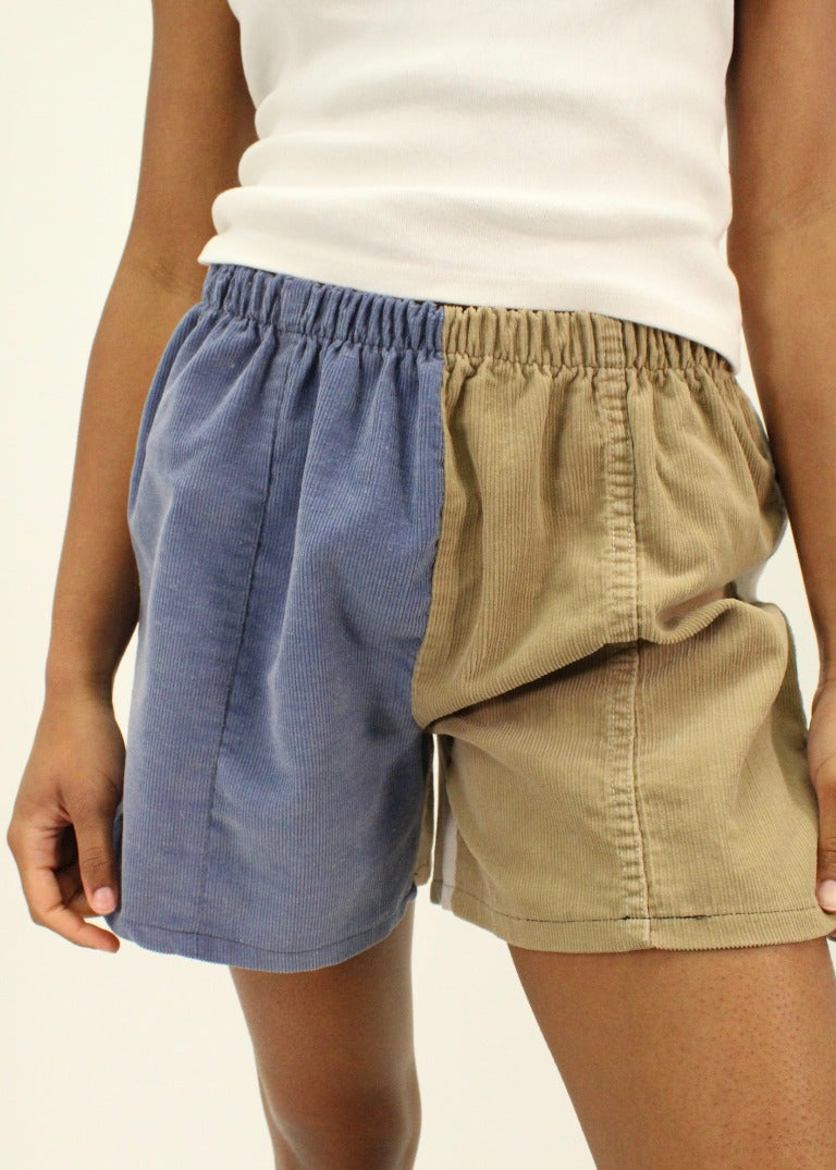 RCYCLD Corduroy Pieced Shorts