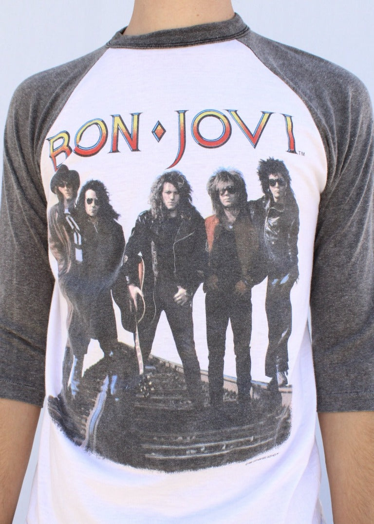 Vintage Bon Jovi 1989 Tour Tee T0543