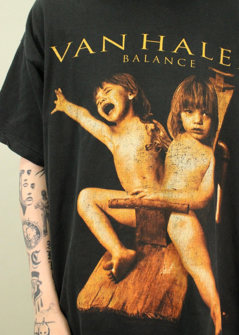 80s VAN HALEN BALANCE バンドTシャツ-