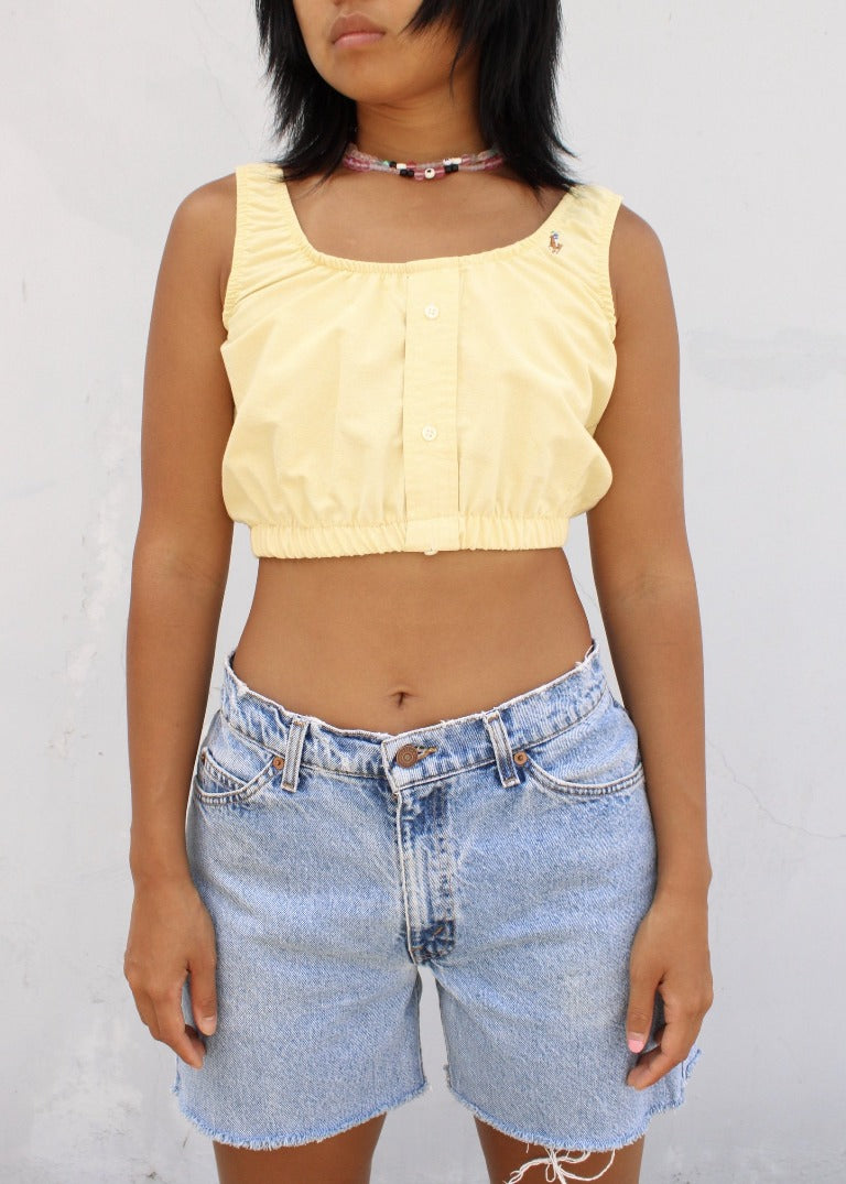 RCYCLD Crop Baby Doll Top