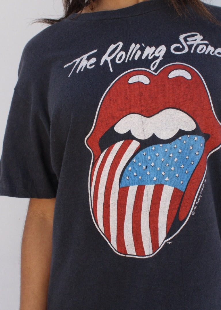 Vintage The Rolling Stones Tee T0174 - Main Image