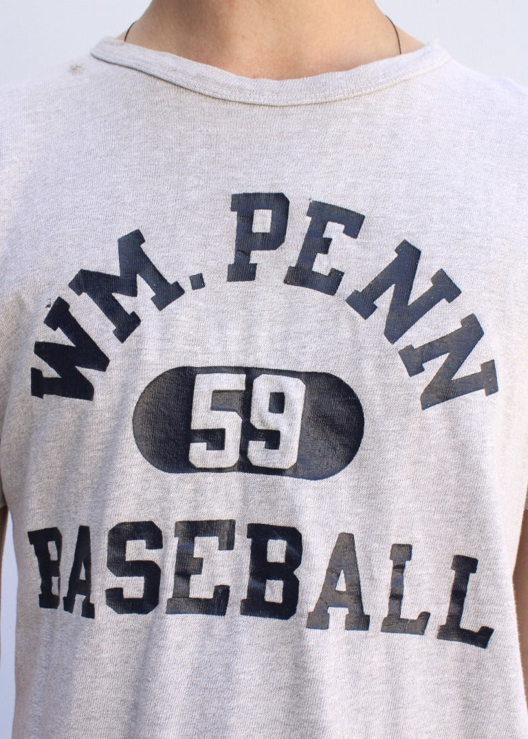 Vintage WM. Penn Baseball Tee T0849