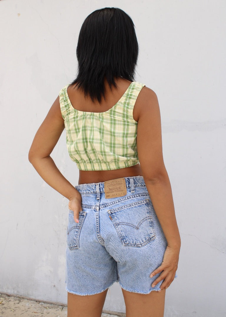 RCYCLD Crop Baby Doll Top